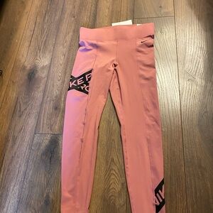 Pink leggings Nike 7/8 lenght size M